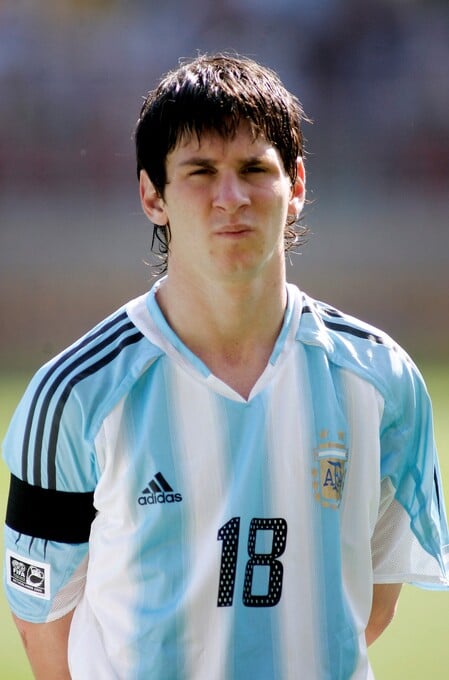 FILE PHOTO: Football - FIFA World Youth Championship Netherlands 2005 - Semi Finals - Brazil v Argentina - The Galgenwaard Stadium , Utrecht - 28/6/05
Lionel Messi - Argentina
Mandatory Credit: Action Images/Alex Morton/File Photo