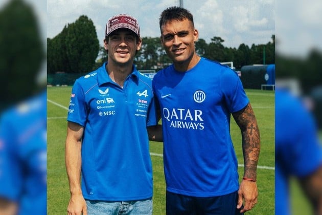 No es la primera vez que Colapinto se encuentra con una figura de la Selección durante un fin de semana de Fórmula 1. 