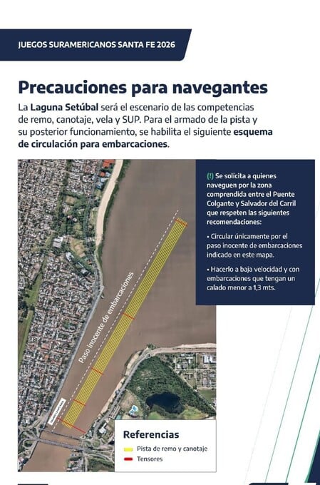 La zona de competición.