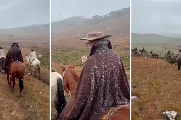 Sorpresa en las sierras del sur del vecino país.