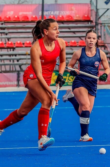 El predio de la ASH fue escenario de la goleada. Gentileza