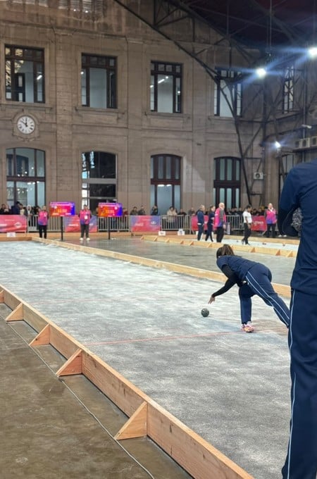 La Estación Belgrano recibe las competencias de bochas.