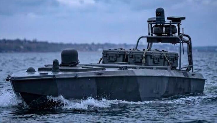 La nave ucraniana, también conocida como SeaWolf y dotada con una estación de armas Kongsberg Protector con ametralladora de 12,7 mm