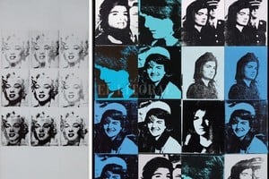 ELLITORAL_418565 |  Captura digital Nine Marilyns  se subastó por 43.373.000 dólares, y  Sixteen Jackies  por 33.872.250 dólares. Ambas obras de Andy Warhol.