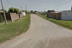 ELLITORAL_172875 |  Captura digital Google Maps Street View Calle Alvear en su intersección con French, en la zona donde se produjo el ataque, en el norte de la ciudad.