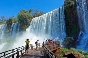 Las Cataratas de Iguazú, uno los atractivos más visitados del país.