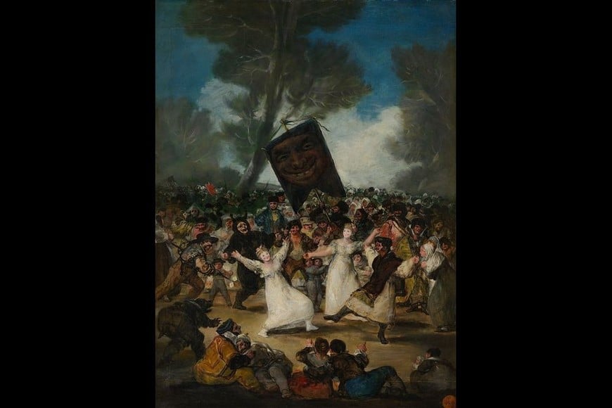 “El entierro de la sardina", de Goya. Foto: Archivo