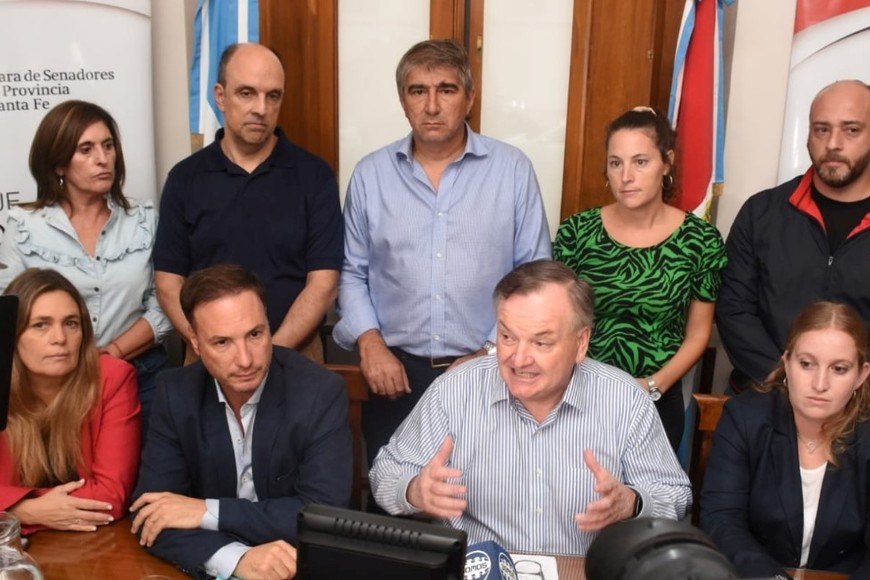 La conferencia de este miércoles por la mañana. Crédito: Guillermo Di Salvatore