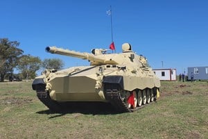 El prototipo “Tanque Argentino Mediano 2C A2”.