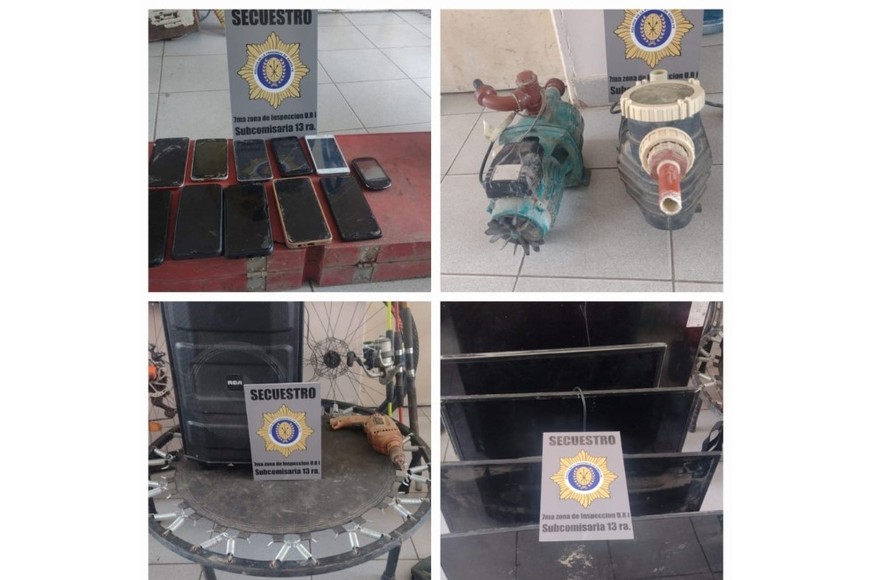 Los elementos recuperados fueron devueltos a sus legítimos propietarios.