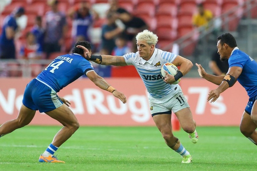 Luciano González, uno de los que se viene destacando en el equipo argentino. Crédito: Prensa UAR.