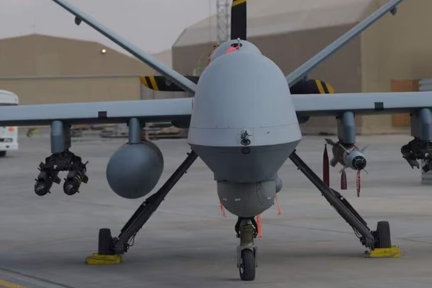 Un dron Reaper de la Fuerza Aérea de Estados Unidos en Afganistán en 2018