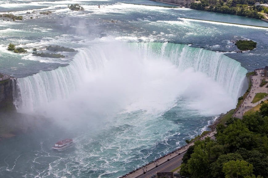 A view of Niagara Falls from the Canadian side in Niagara Falls, Ontario, Canada June 28, 2022. REUTERS/Carlos Osorio