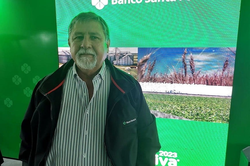 , que comenzó este miércoles en Armstrong, el gerente general del Nuevo Banco de Santa Fe, Luis Núñez, anunció las condiciones crediticias para los productores.