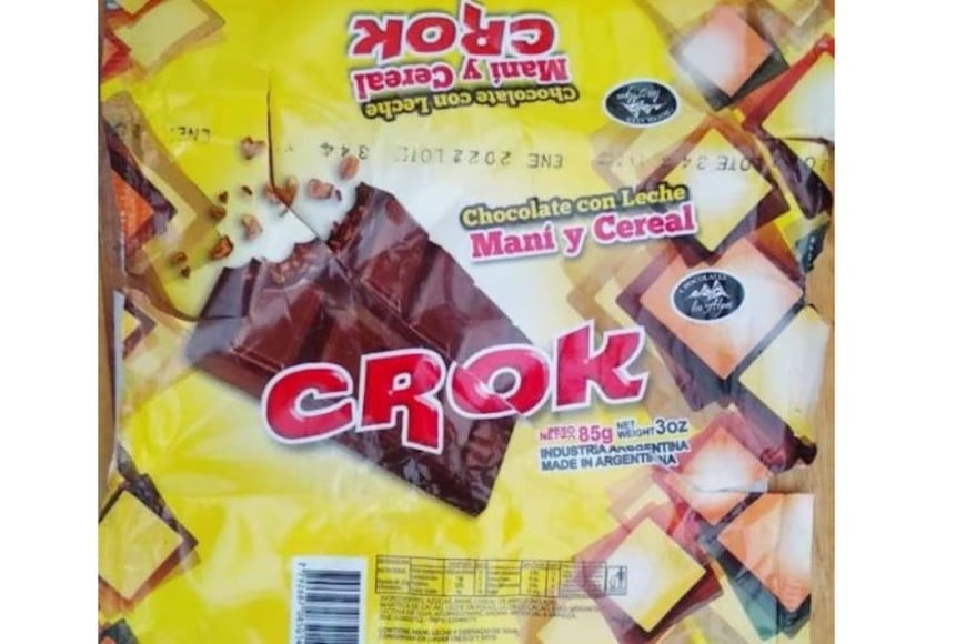 La Anmat prohibió un chocolate con maní y cereal.