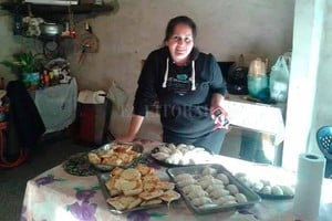 El Litoral Vanesa trabajaba hasta los fines de semana, horneando y vendiendo comida.