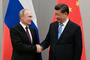 ELLITORAL_443191 |  Gentileza Vladimir Putin junto Xi Jinping.