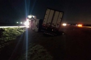 El conductor resultó con lesiones.