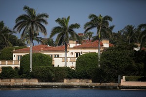 FILE PHOTO: Former U.S. President Donald Trump's Mar-a-Lago resort is seen in Palm Beach, Florida, U.S., February 8, 2021. REUTERS/Marco Bello/File Photo