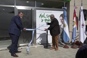  “Es un gran orgullo para nuestro banco inaugurar esta sucursal, porque es un reclamo de hace tiempo”, dijo Luis Núñez, gerente de la entidad.