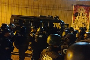 Unidades Tácticas de la Policía Nacional de Ecuador Crédito: Twitter (@SNAI_Ec)
