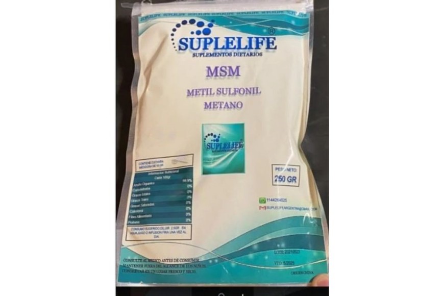 Suplemento dietario: Metil Sulfonil Metano