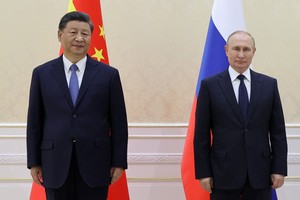 Los presidentes Vladimir Putin y Xi Jinping . Crédito: Gentileza