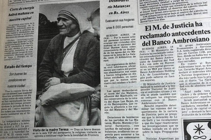 Madre Teresa Calcuta - Memorias de Santa Fe