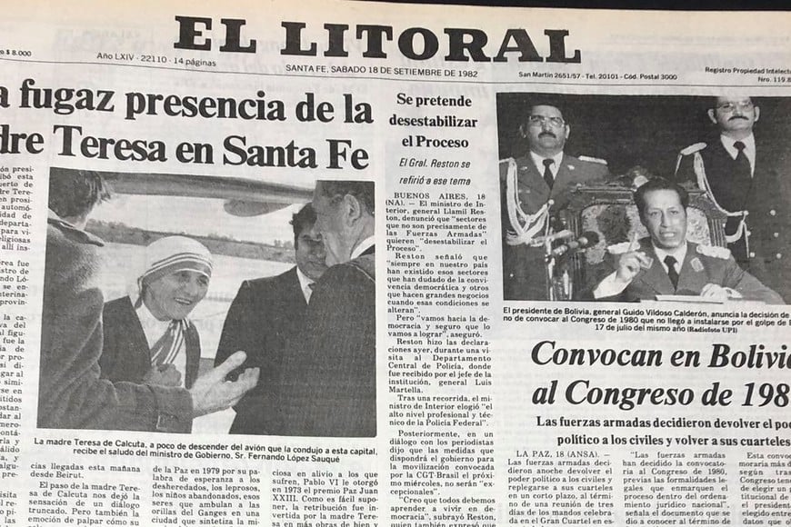 Madre Teresa Calcuta - Memorias de Santa Fe