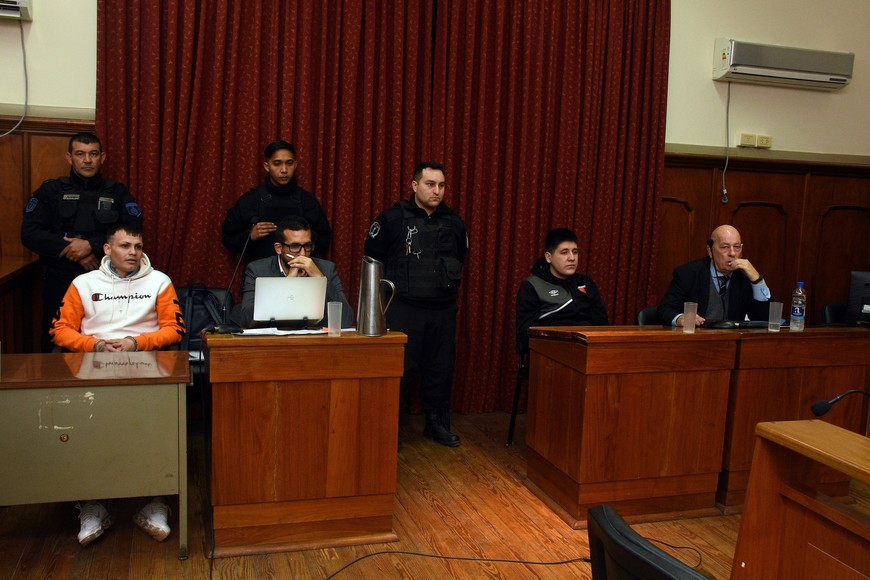 "Gringo" Noriega y "Pastelito" Martínez apuesta a la absolución. Crédito: Guillermo Di Salvatore