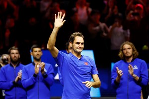 Considerado el mejor tenista de todos los tiempos, el suizo se despidió del tenis a los 41 años. Crédito: Reuters/Andrew Boyers