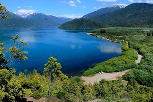 Lago Escondido, en el sur argentino
