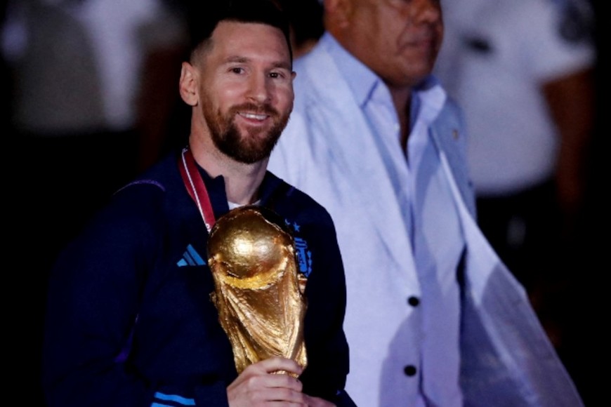 Finalmente, Lionel Messi trajo la Copa a Argentina. Crédito: Reuters