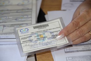 Certificado Único de Discapacidad - Imagen de archivo