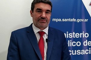 El fiscal Matías Merlo, funcionario del Ministerio Público de la Acusación.