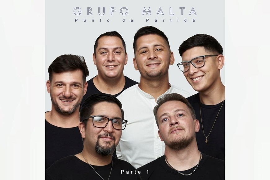 Grupo Malta: La portada de la Parte 1 de "Punto de partida", integrada por la original "El laberinto" (compuesta por Juane Voutat) y las versiones de "Cantinero" y "Un hombre no llora".