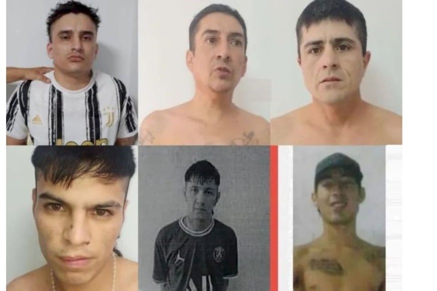 Los seis detenidos que se fugaron de la cárcel