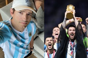 El pasado 18 de diciembre, día en el que Argentina salió campeón del mundo, el actor había publicado fotos en su cuenta de Twitter luciendo la camiseta del seleccionado nacional. 