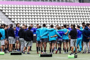 Imagen de los Pumas en el primer día de entrenamiento en las instalaciones del Stade Français. Crédito: Prensa UAR.