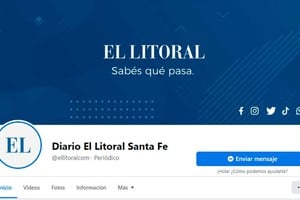 El perfil de El Litoral en Facebook.
