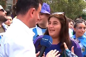 La entrevista en la previa del partido de Argentina tuvo alcance nacional