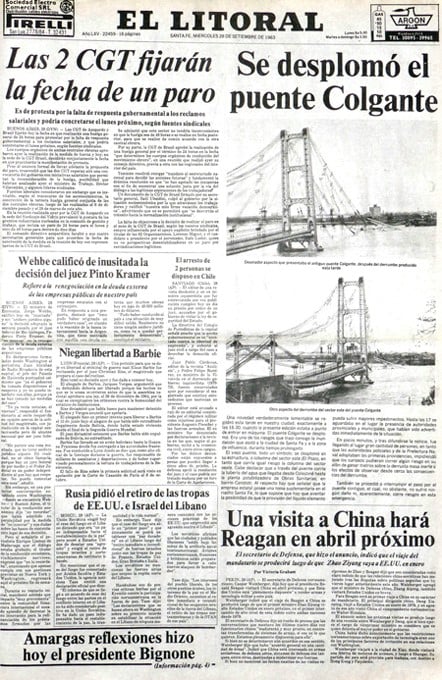 Tapa del diario