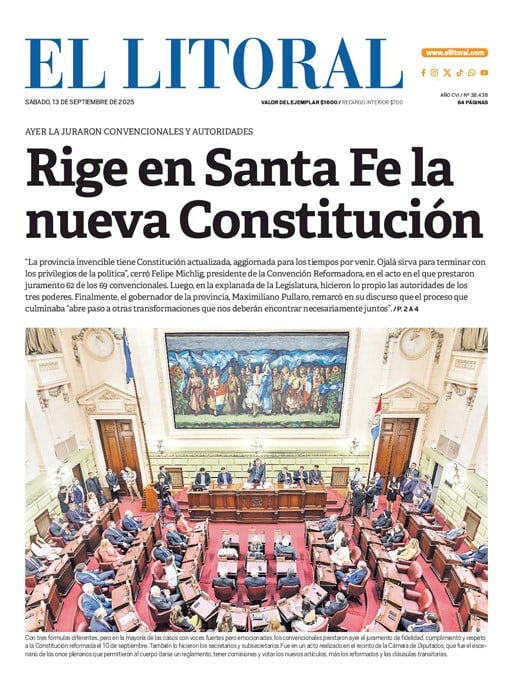 Tapa del diario