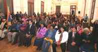 Funcionarios provinciales e integrantes de las comunidades aborígenes que estuvieron presentes en este acto. Foto: Información Pública.