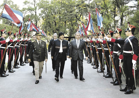 Bolivia avanza con Uruguay en un acuerdo para salida al Atlántico