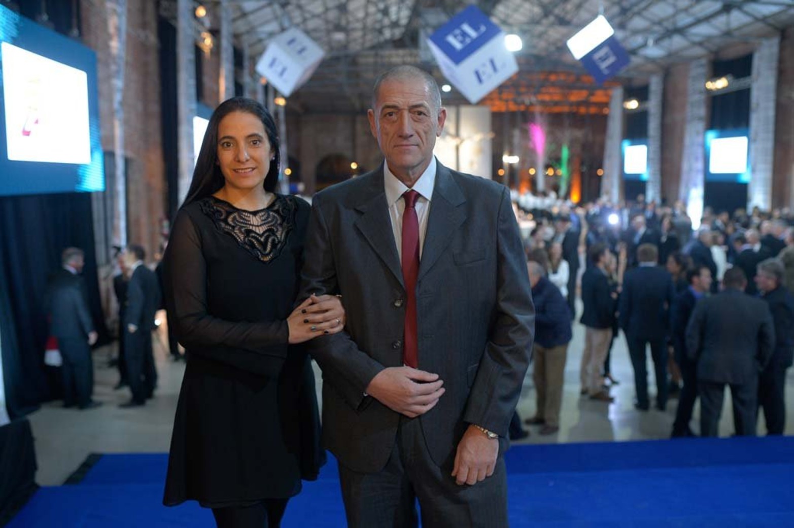 Daniel Helmann y Mariela Delfin
