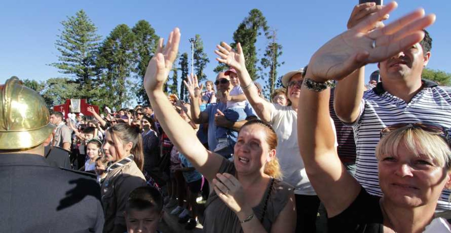 Miles de personas en la peregrinación a la Basílica de Guadalupe