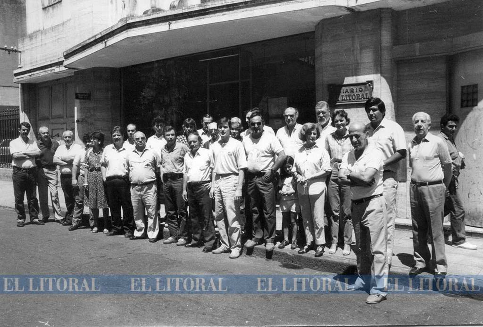 El último día en la vieja redacción de El Litoral en calle San Martín