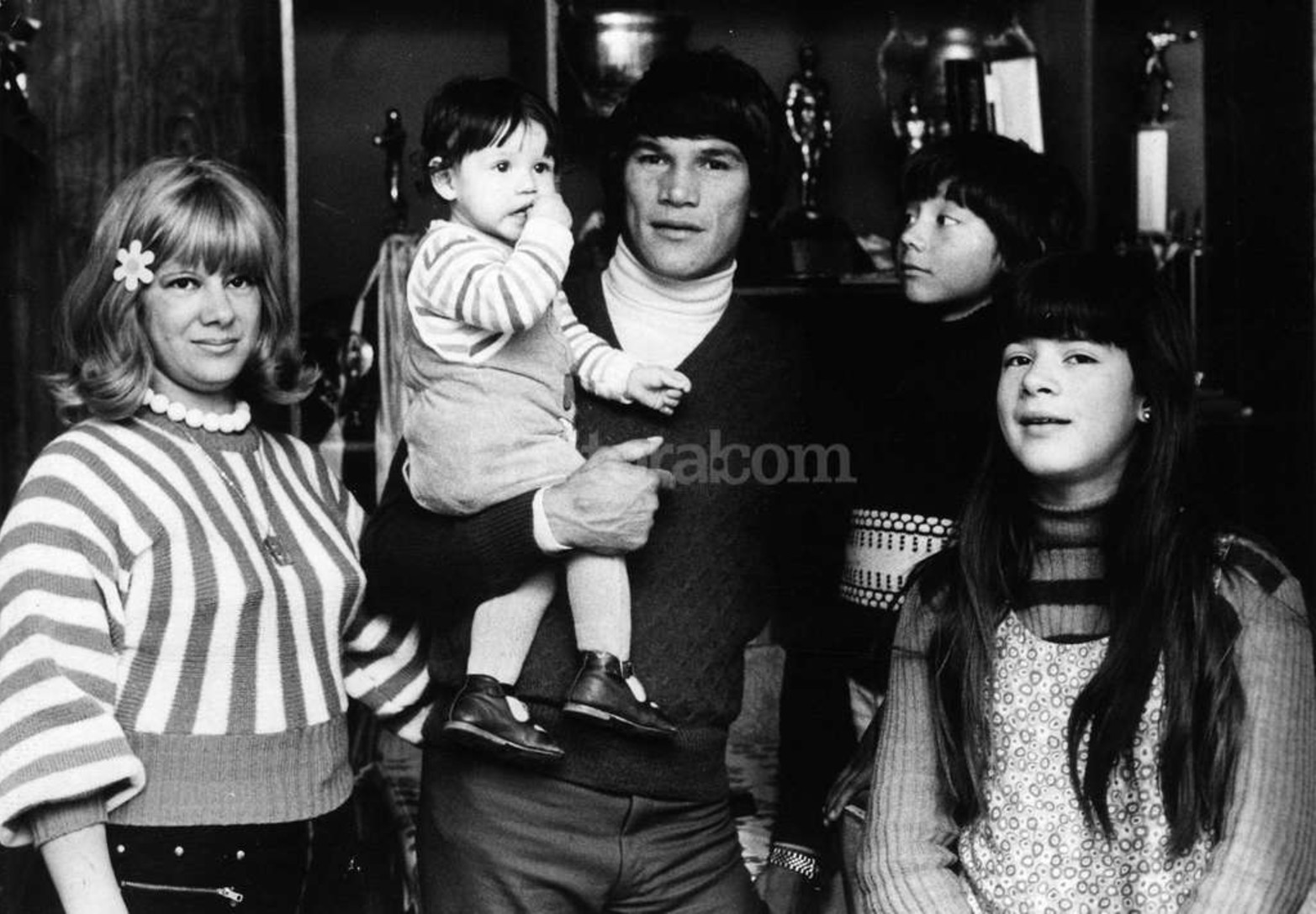 Mercedes Beatriz García, "Pelusa", miró la pelea junto con su familia por Canal 13