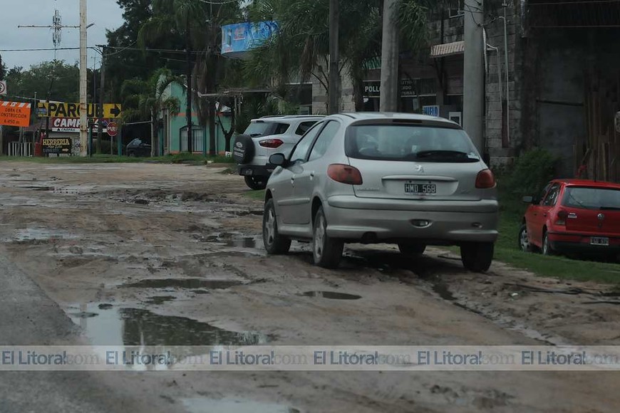 La Costa, intransitable por la lluvia